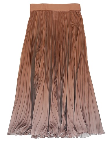 DOLCE&GABBANA Midi skirt Brown 100% Polyester