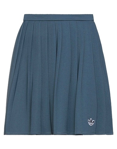 ADIDAS ORIGINALS Mini skirt Slate blue 100% Recycled polyester