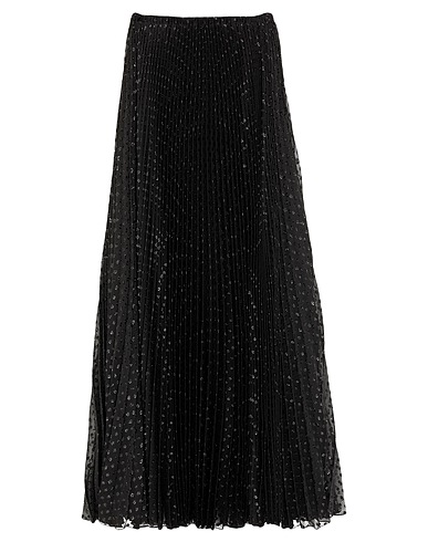 PHILOSOPHY di LORENZO SERAFINI Maxi Skirts Black 100% Polyester