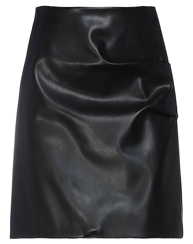 PATOU Mini skirt Black 60% Polyurethane, 40% Polyester
