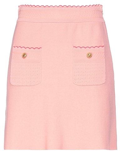 ELISABETTA FRANCHI Minigonna Rosa 65% Viscosa, 35% Poliammide