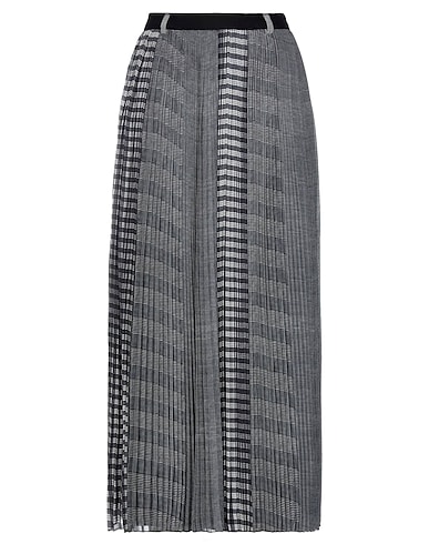 HIGH Midi-Rock Schwarz 100% Schurwolle, Polyester