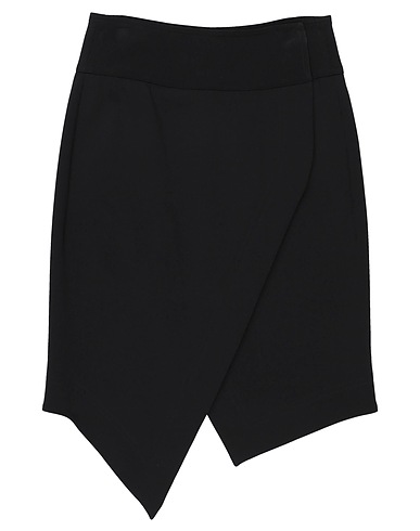JUST CAVALLI Midi skirt Black 66% Viscose, 32% Acetate, 2% Elastane