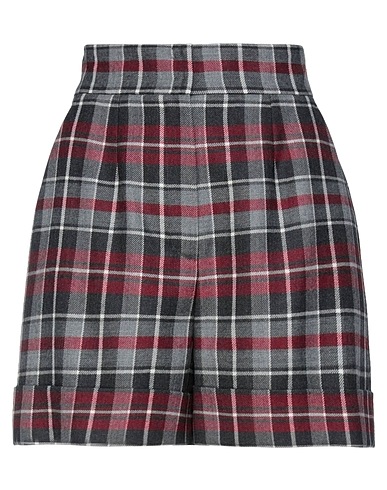 DOLCE&GABBANA Shorts & Bermuda Grey 100% Virgin Wool