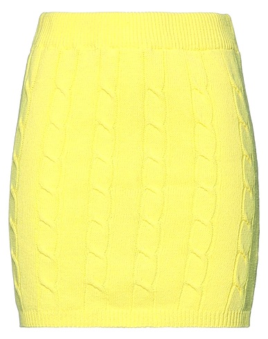 VICOLO Minigonna Giallo 50% Cotone, 50% Acrilico