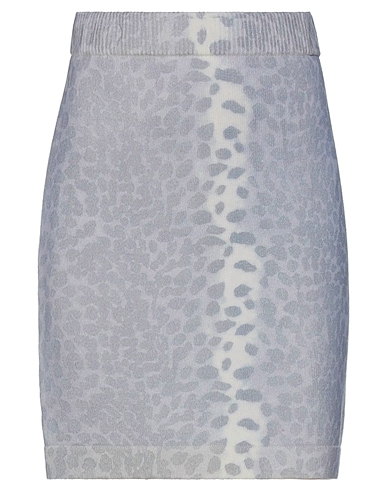 KENZO Minirock Hellgrau 90% Wolle, 10% Kaschmir