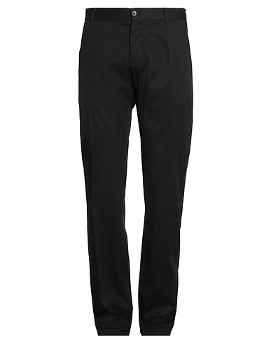 DANIELE ALESSANDRINI Casual trouser Black 97% Cotton, 3% Elastane
