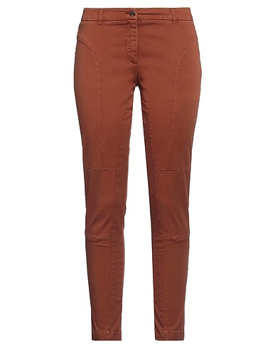 COAST WEBER & AHAUS Casual pants Brown 97% Cotton, 3% Elastane