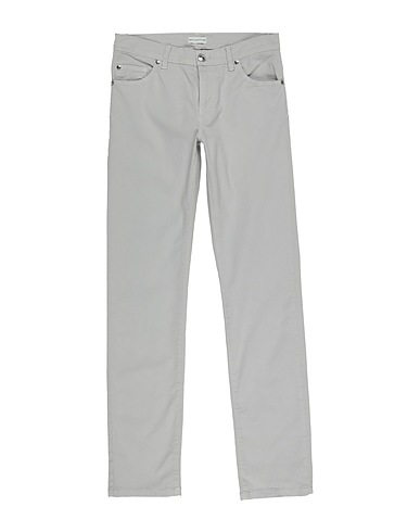 BALLANTYNE Casual trouser Light grey 98% Cotton, 2% Elastane
