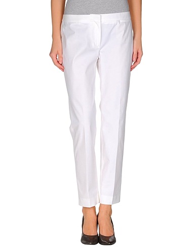 INCOTEX Casual trouser White 95% Cotton, 5% Elastane