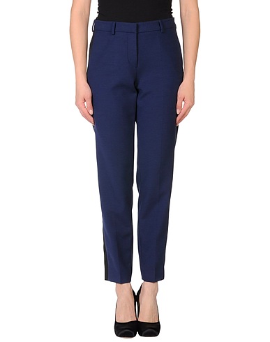 NEW YORK INDUSTRIE Casual pants Blue 80% Polyester, 14% Viscose, 6% Elastane