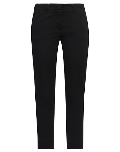 ROSSOPURO Casual trouser Black 98% Cotton, 2% Elastane