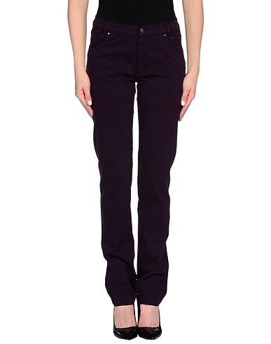 JECKERSON Casual trouser Plum 98% Cotton, 2% Elastane