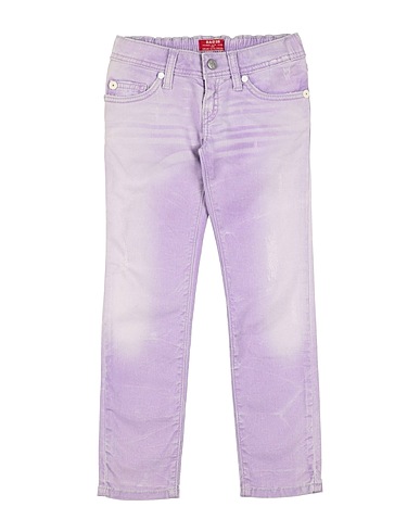 RA-RE Casual pants Lilac 98% Cotton, 2% Elastane