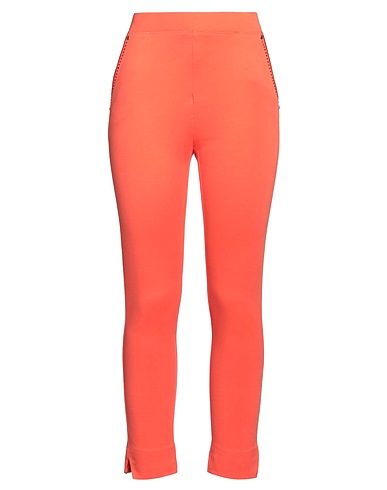 ANGELO MARANI Casual trouser Rust 85% Viscose, 10% Polyamide, 5% Elastane