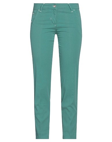 JACOB COHЁN Casual trouser Green 97% Cotton, 3% Elastane