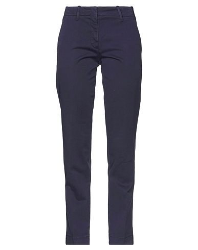 INCOTEX Casual trouser Dark purple 98% Cotton, 2% Elastane