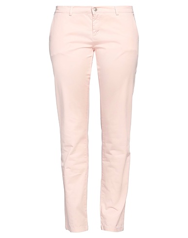 ALPHA STUDIO Casual trouser Light pink 98% Cotton, 2% Elastane