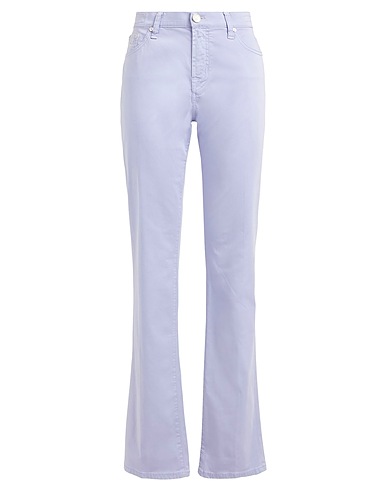 JACOB COHЁN Casual trouser Lilac 97% Cotton, 3% Elastane