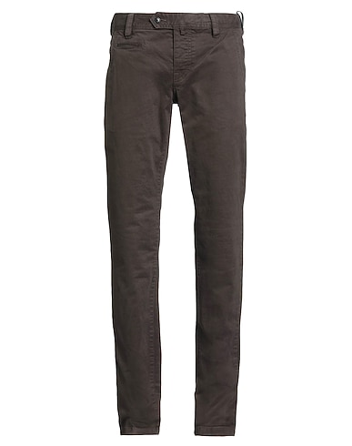 AT.P.CO Casual trouser Chocolate brown 97% Cotton, 3% Elastane