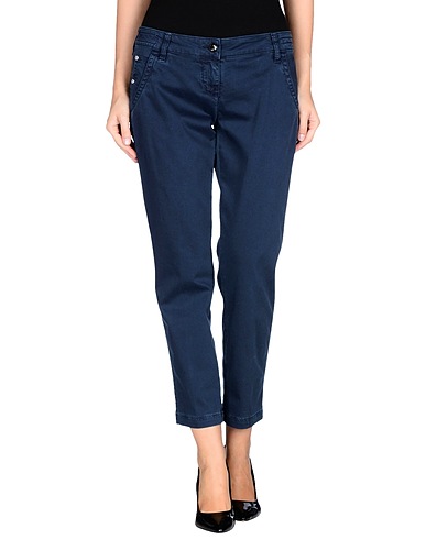 JACOB COHЁN Casual trouser Midnight blue 97% Cotton, 3% Elastane