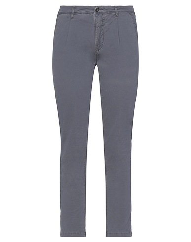 SIVIGLIA WHITE Casual pants Grey 98% Cotton, 2% Elastane