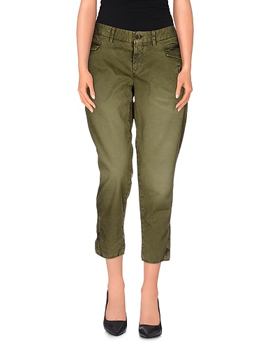 INCOTEX RED Pantalone Verde militare 100% Cotone