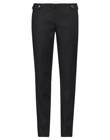 WHO*S WHO Casual trouser Black 49% Cotton, 44% Polyamide, 7% Elastane