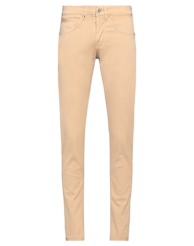 DONDUP Casual trouser Pastel yellow 98% Cotton, 2% Elastane