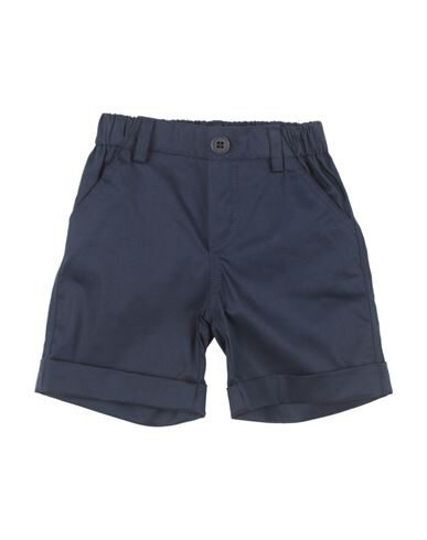 Aletta Newborn Boy Shorts & Bermuda Shorts Midnight Blue Size 3 Cotton, Elastane In Blue