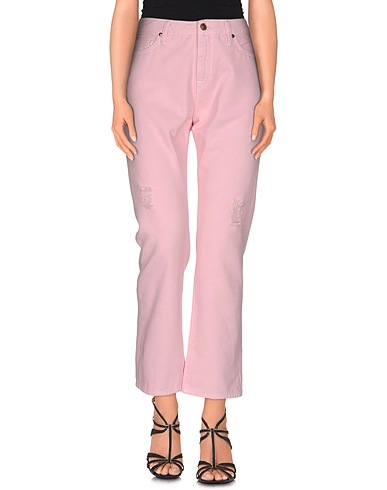 TRUE NYC® Denim trousers Pink 100% Cotton