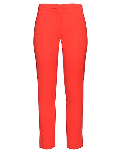 BEATRICE .B Casual trouser Tomato red 63% Polyester, 33% Viscose, 4% Elastane