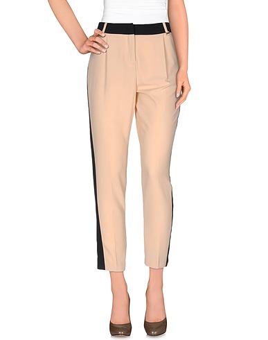 ANGELO MARANI Casual pants Beige 95% Polyester, 5% Elastane