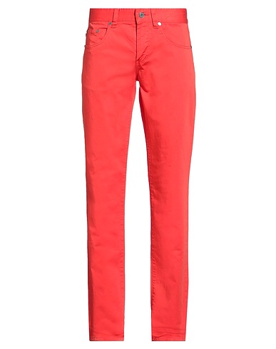 CALVIN KLEIN JEANS 5-pocket Tomato red 97% Cotton, 3% Elastane