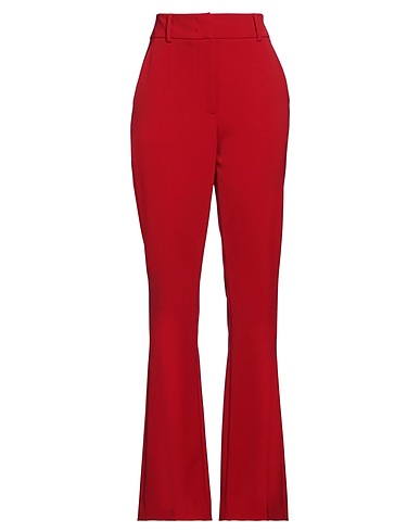 BOUTIQUE MOSCHINO Casual trouser Red 70% Triacetate, 30% Polyester