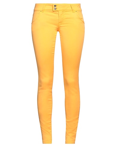 MET JEANS Casual trouser Orange 60% Cotton, 37% Lyocell, 3% Elastane