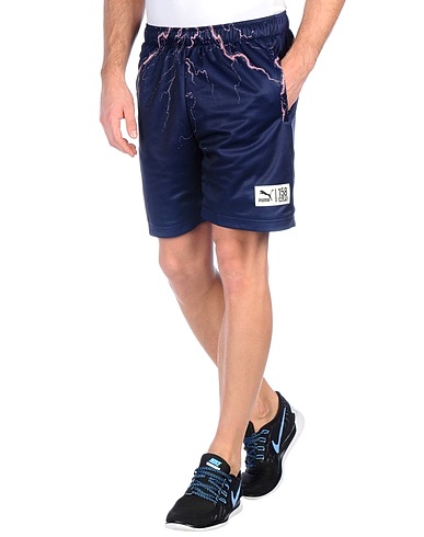 PUMA ALIFE Shorts & Bermuda 570460-Alife Soccer Jersey Short     
 Midnight blue 100% Polyester