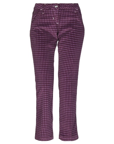 JACOB COHЁN Casual pants Dark purple 97% Cotton, 3% Elastane