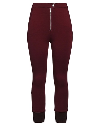 DONDUP Casual pants Burgundy 69% Viscose, 25% Polyamide, 6% Elastane, Virgin Wool, Acrylic