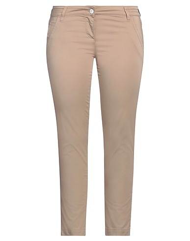 JACOB COHЁN Casual trouser Light brown 98% Cotton, 2% Elastane