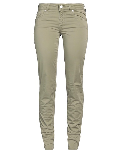 JACOB COHЁN Pantalone Verde militare 98% Cotone, 2% Elastan