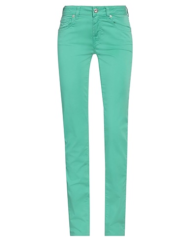 JACOB COHЁN Casual pants Green 98% Cotton, 2% Elastane