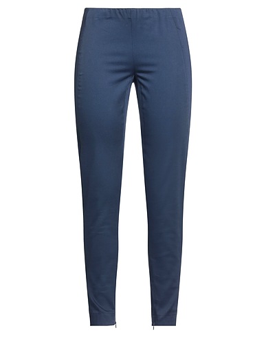 PIANURASTUDIO Casual pants Midnight blue 97% Cotton, 3% Elastane