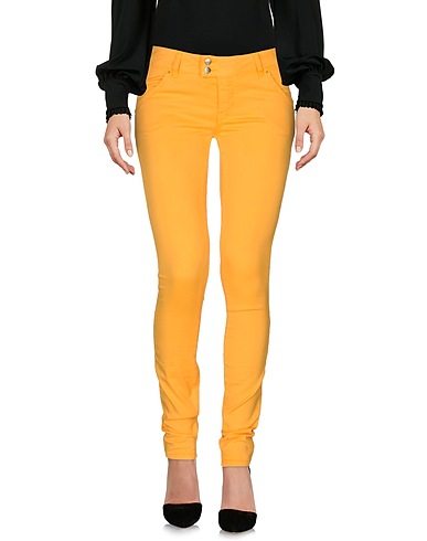 MET JEANS Casual trouser Apricot 60% Cotton, 37% Lyocell, 3% Elastane