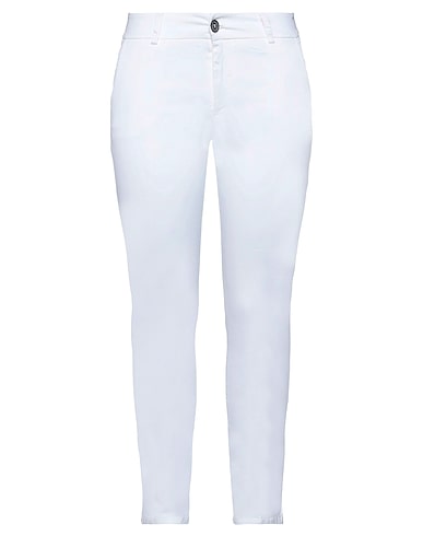 ANOTHER LABEL Casual trouser White 95% Cotton, 5% Elastane