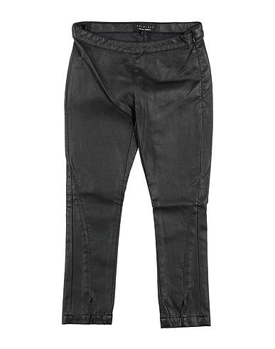 TWINSET Casual trouser Black 100% Polyester, Polyurethane resin