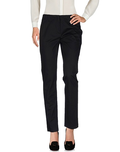 INCOTEX Casual trouser Black 98% Cotton, 2% Elastane