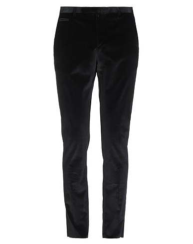 BRIAN DALES Casual trouser Black 98% Cotton, 2% Elastane