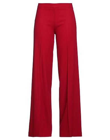 P.A.R.O.S.H. Casual trouser Burgundy 100% Wool
