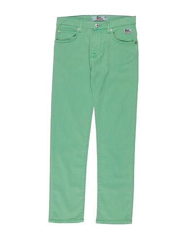 ROŸ ROGER'S Casual pants Green 60% Cotton, 37% Lycra®, 3% Elastane